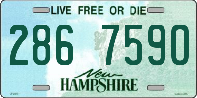 NH license plate 2867590