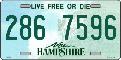 NH license plate 2867596