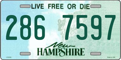 NH license plate 2867597
