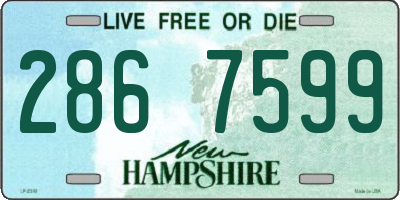 NH license plate 2867599
