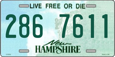 NH license plate 2867611