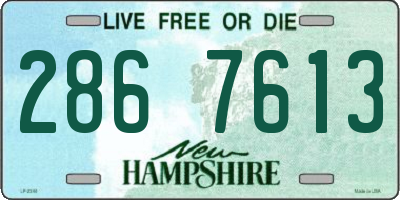 NH license plate 2867613