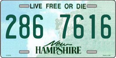 NH license plate 2867616
