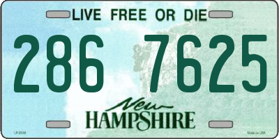NH license plate 2867625