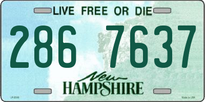 NH license plate 2867637