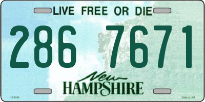 NH license plate 2867671