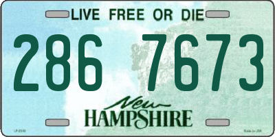 NH license plate 2867673