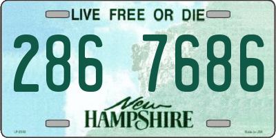 NH license plate 2867686