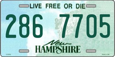 NH license plate 2867705