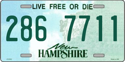 NH license plate 2867711