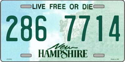 NH license plate 2867714