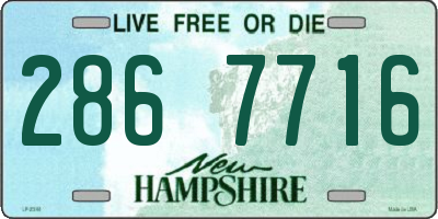 NH license plate 2867716