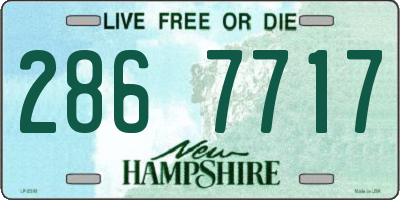 NH license plate 2867717
