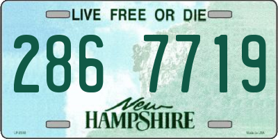 NH license plate 2867719