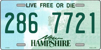 NH license plate 2867721