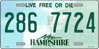 NH license plate 2867724