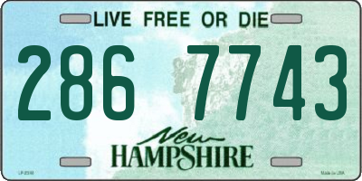 NH license plate 2867743