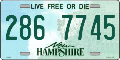 NH license plate 2867745