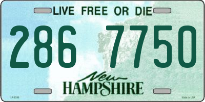 NH license plate 2867750