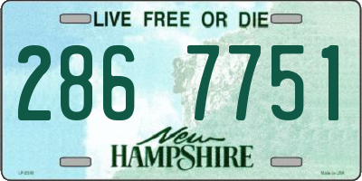 NH license plate 2867751