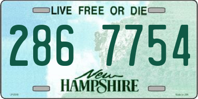 NH license plate 2867754