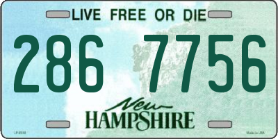 NH license plate 2867756