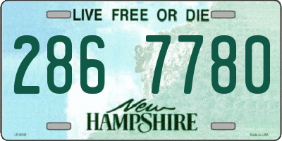 NH license plate 2867780