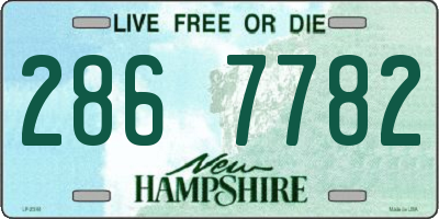 NH license plate 2867782