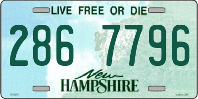 NH license plate 2867796