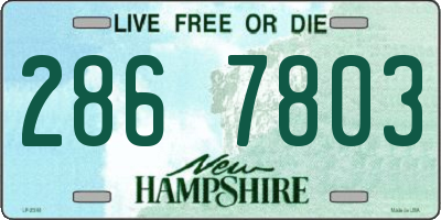 NH license plate 2867803