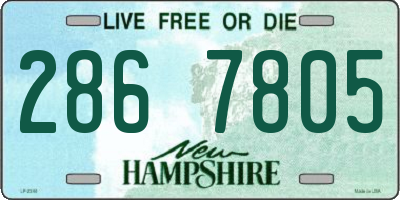 NH license plate 2867805
