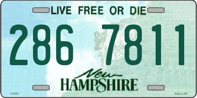 NH license plate 2867811