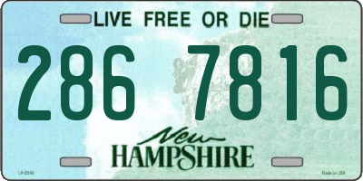 NH license plate 2867816