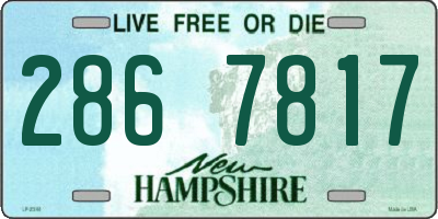 NH license plate 2867817