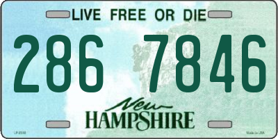 NH license plate 2867846