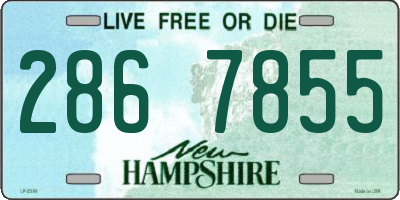 NH license plate 2867855