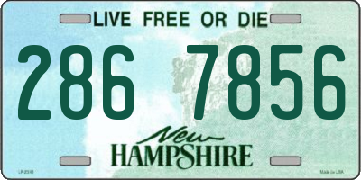 NH license plate 2867856
