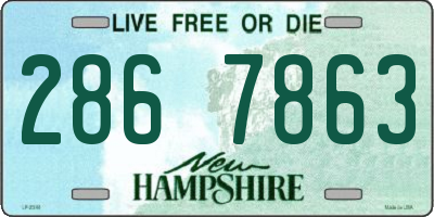 NH license plate 2867863