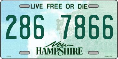NH license plate 2867866