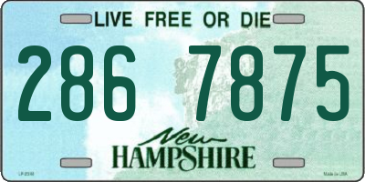 NH license plate 2867875