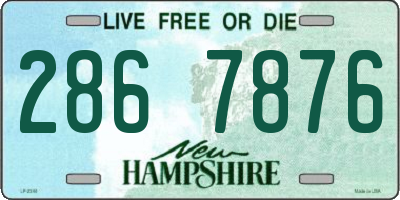 NH license plate 2867876