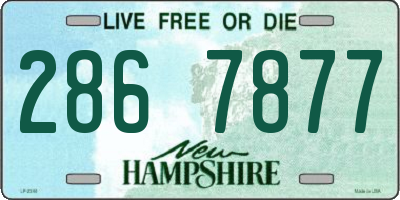 NH license plate 2867877