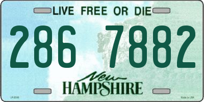 NH license plate 2867882