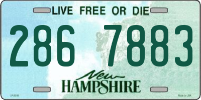 NH license plate 2867883