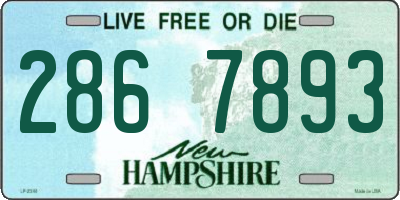 NH license plate 2867893