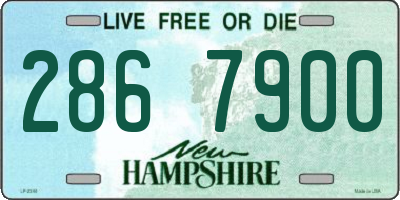 NH license plate 2867900