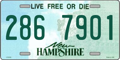 NH license plate 2867901