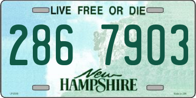 NH license plate 2867903