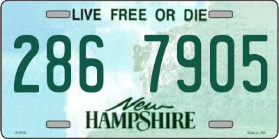 NH license plate 2867905