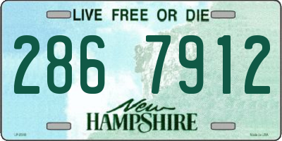 NH license plate 2867912